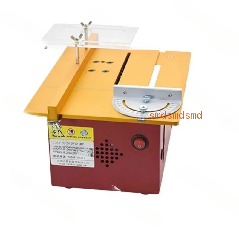 

T50/T60 Mini DIY Small Cutting Machine Table Saw 24V Woodworking Work Push Table Saw Household Mini Table Chain