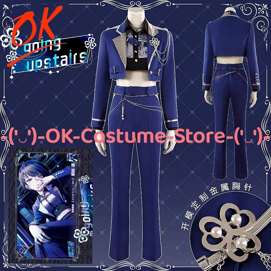 

[Customized Size] Project Sekai Parkle of Smarts Haruka Kiritani Going Upstairs Cosplay Costume Anime Outfit Party Uniform Suit