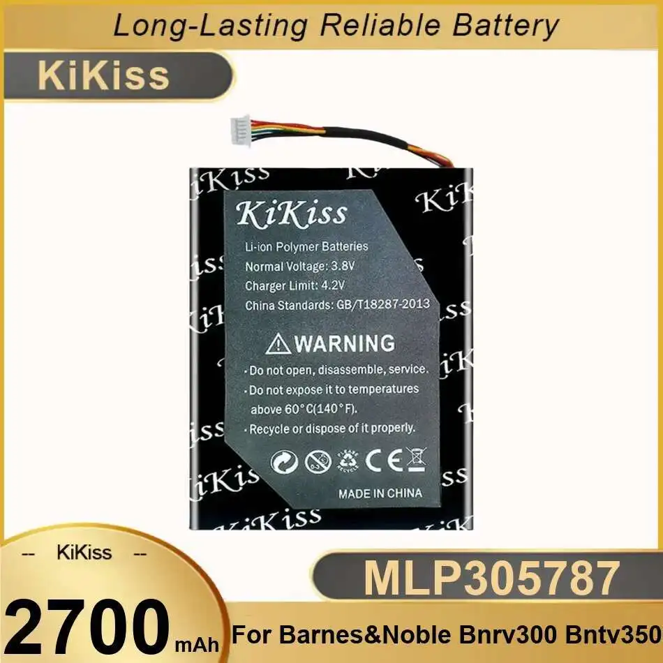 

E - Book Reader Battery MLP305787 2700Mah For Barnes & Noble BNRV300 BNTV350 Nook Simple Touch 6 , Onyx Boox Newton 2 3