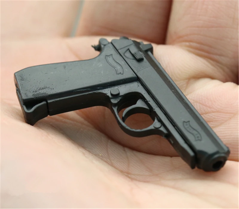 1/6 Scale 4D PPK Pistol Plastic Model Soldier Accessory Weapon Gun Simple Model for 12