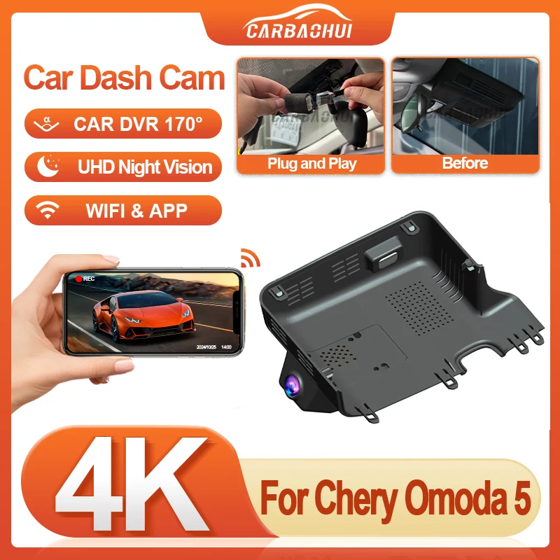 plug-and-play-4k-2160p-dvr-per-auto-wifi-dash-camera-stili-originali-videoregistratore-con-app-contro-per-chery-omoda-5-c5-e5-2024-2025