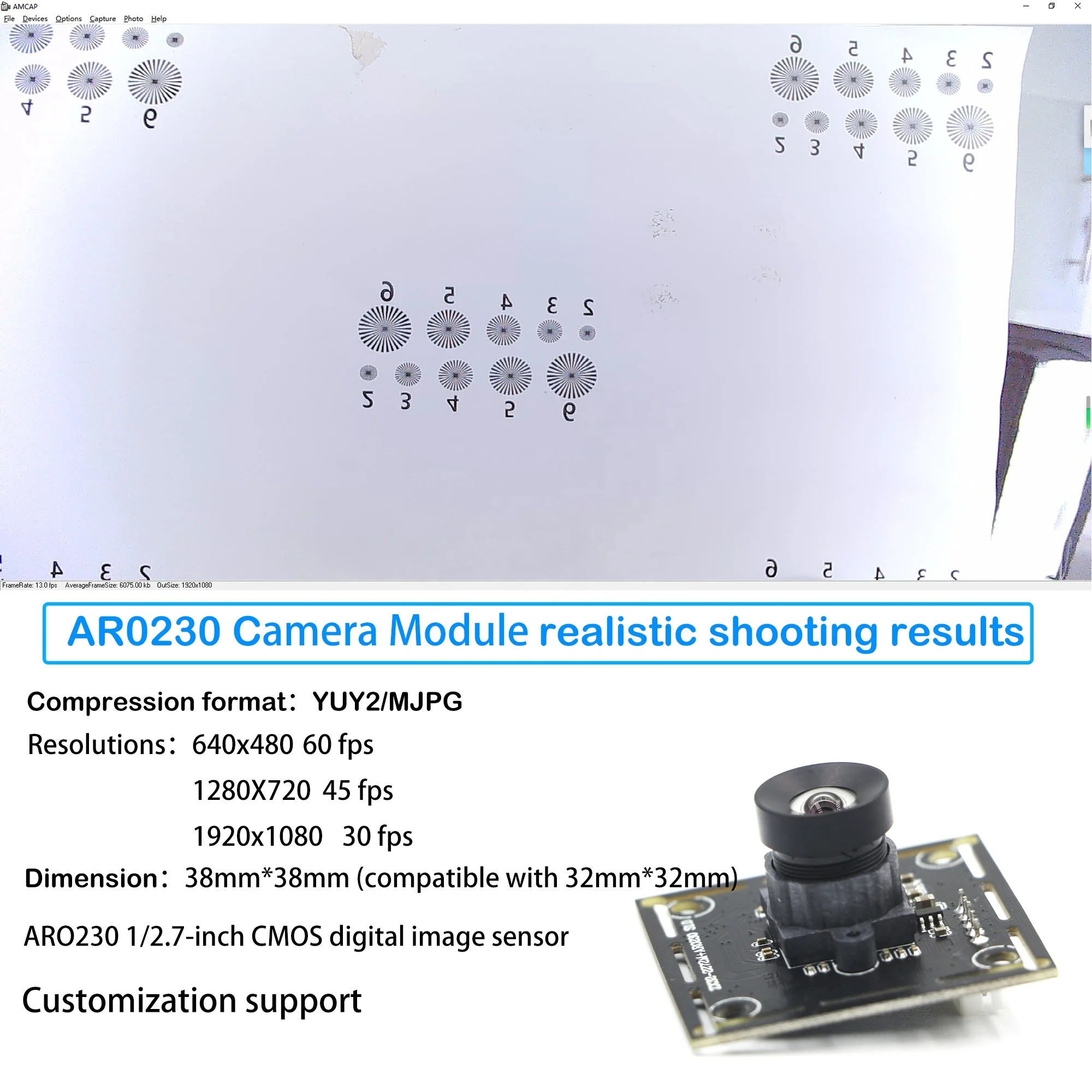 HZ OEM AR0230 CMOS 2MP HD 100D Wide Angle Lens WDR MINI ATM Vending Machine Kiosk USB 2.0 Industrial fisheye Camera Module 1080P