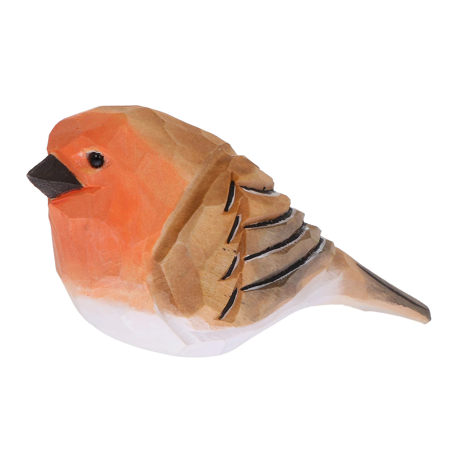 

1pc Lovely Simulation Wooden Model. Wood Adornment Bird Ornament For Kids Room Home Office Desktop Decoration Bird Adornment
