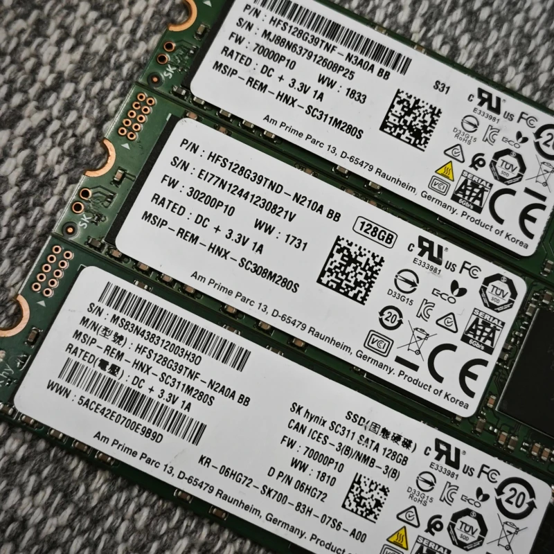 For Hynix SC311/308 128GB 256GB 512GB M.2 2280 SATA Solid State Drives Internal Hard Disk For Laptops Desktop Computers SSD