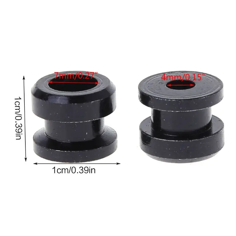 1Pair Guitar Non-slip Strap Lock Button Buckle Base