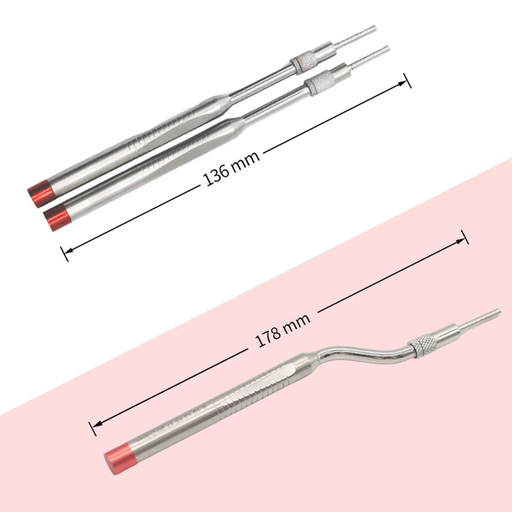 Dental Implant Osteotome Maxillary Sinus Lift Instrument 2.6/3.1/3.8/4.5/5.0mm Tooth Surgical Mandibular Extruder Concave Tool