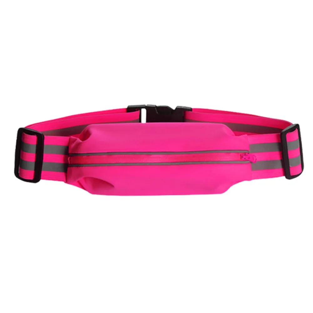 

Multicolor Running Waist Bags Reflection Strip Large Capacity Sports Bags Waterproof Elastic Running Belt Bag Phone Key