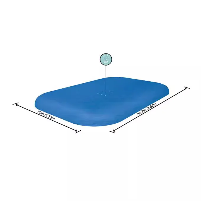 Pool Cover Square Dust Cover Thickened For Bestway 305x183cm