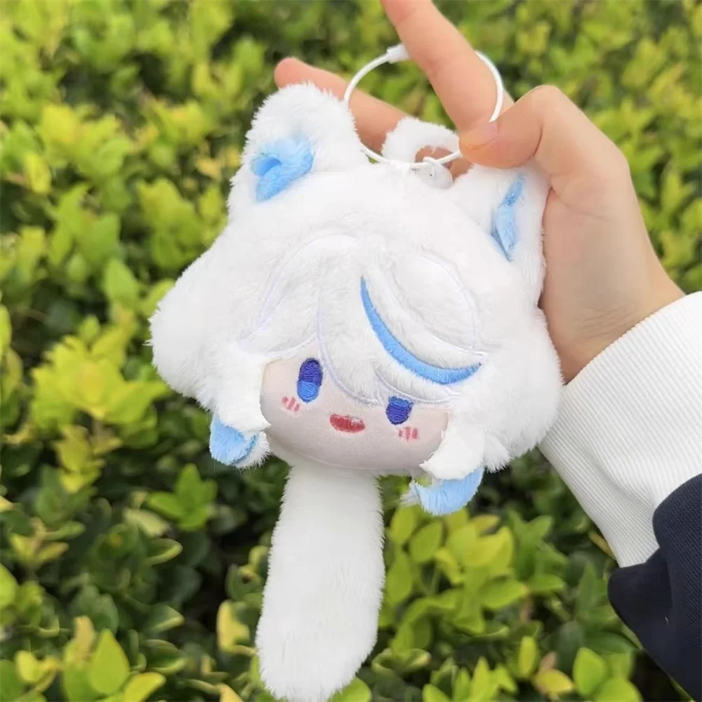 Plushie Genshin Impact Focalors 9cm Doll Toy Plush Keychain Pendant Bag Accessory Game Cosplay Kids Gift Cute