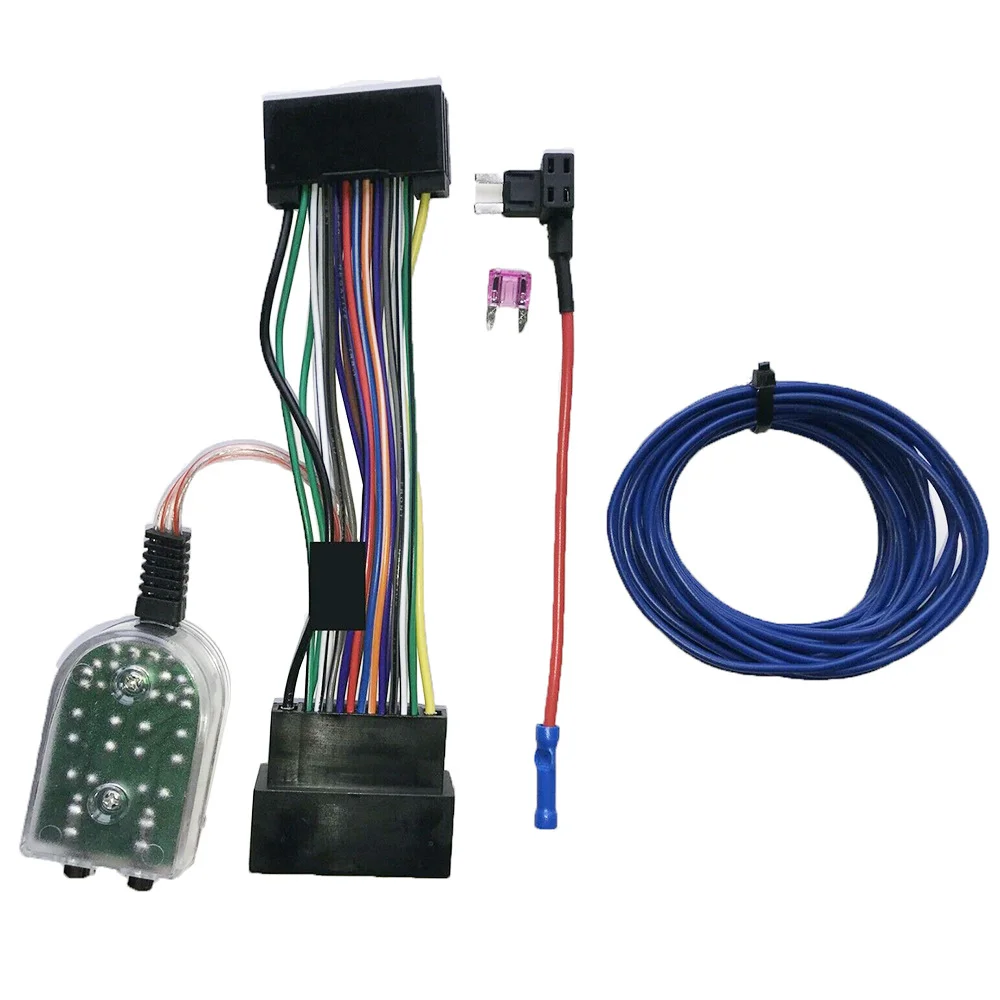 Car Radio Subwoofer Amplifier Plug Cable Stereo Audio Converters For Ford Fiesta Fusion Focus Transit Kuga F-150 Wiring Harness