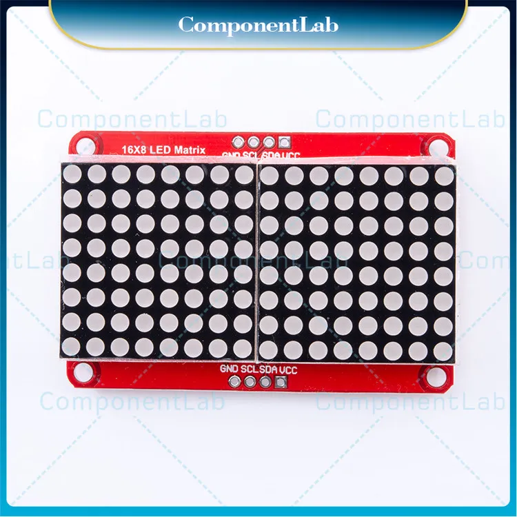 5-15pcs New original LED dot matrix led display HT16K33 matrix 16x8led screen