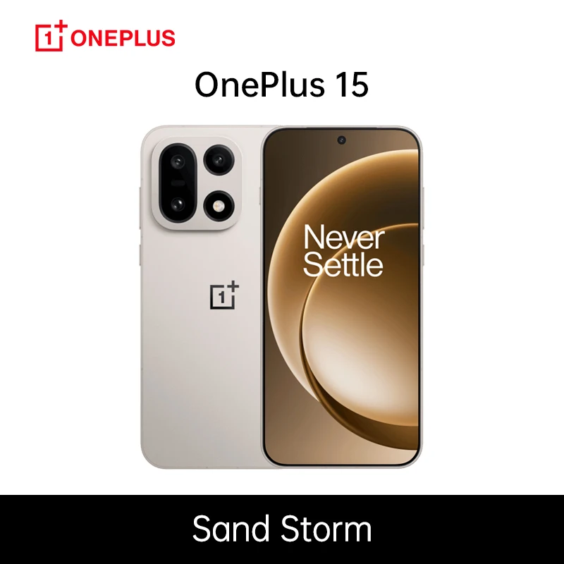 Smartphone OnePlus 15 5G (version internationale) : processeur Snapdragon 8 Elite Gen 5, écran 165 Hz, batterie 7 300 mAh, charge 120 W, NFC, noir téléphones portables