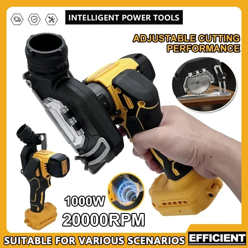 เครื่องเจียร์มุมไร้สายขนาด 3 นิ้ว ยี่ห้อดีวอลท์ ใช้แบตเตอรี่ 20 โวลต์ เครื่องมือตัดไฟฟ้า เลื่อยวงเดือน สำหรับงานตัด