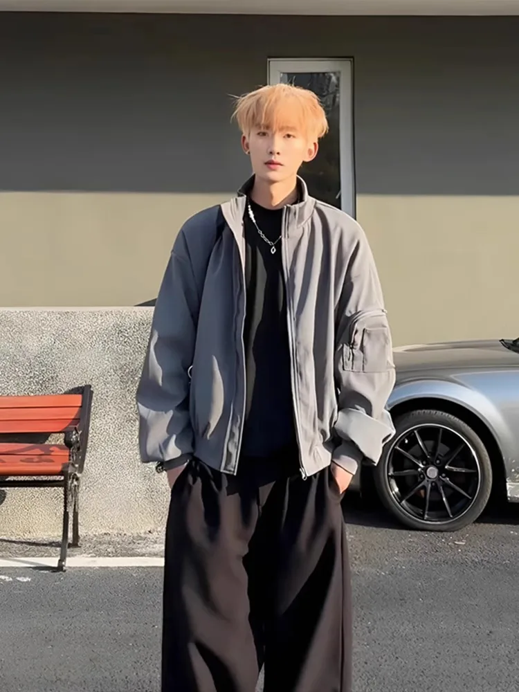 

Мужская куртка American Sle Pilot Jaet: весенне-осенняя, свободного кроя, с бейсбольным воротником, рабочая одежда, высококачественная верхняя одежда