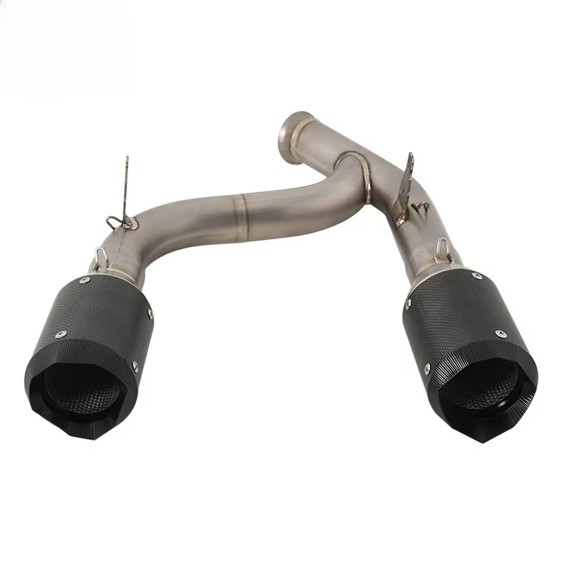 Slip on Exhaust for DUKE 790 890 DUKE790 DUKE890 KTM790 890 Motorcycle Exhaust Escape Modify Titanium Alloy Mid Link Pipe