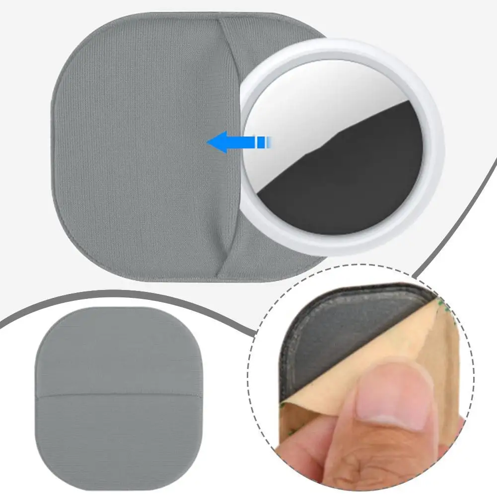 For Apple Self-adhesive Back Adhesive Storage Case Lycra Material Anti-loss Storage Case Knitted Anti-lost Device Storage