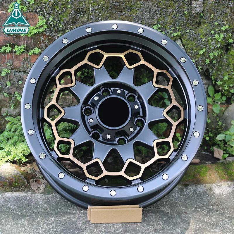 Wholesale 5 holes 17 inch 5*139.7 et10 aluminum alloy casting offroad mag wheel rim off road suv car wheels rims