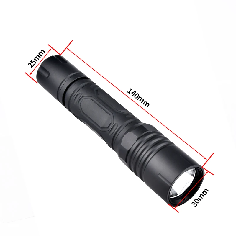 PLHV2 Flashlight 1300 LM High Power LED Light Tactical Airsoft Hunting Weapon Lamp Fit 20mm Rail Pressure Switch M-lok Keymod