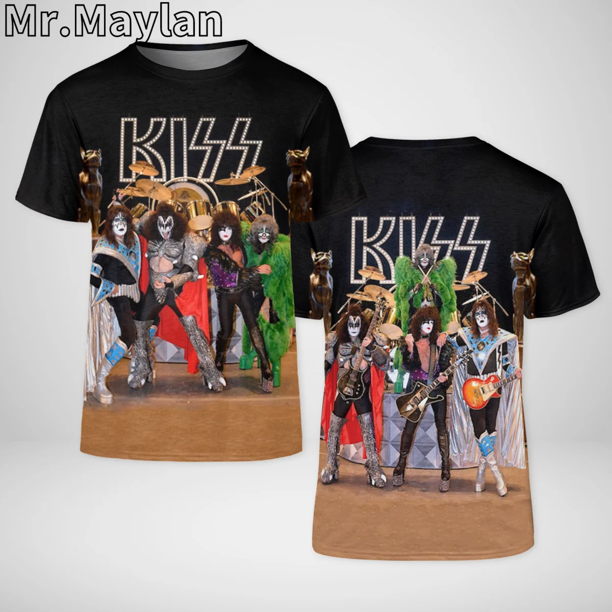 Rock Kiss Band Tshir 3D Printed t shirt for Men/women New Design Streetwear Tee shirts Homme Oversized t shirt 5XL 6XL  Tops F88