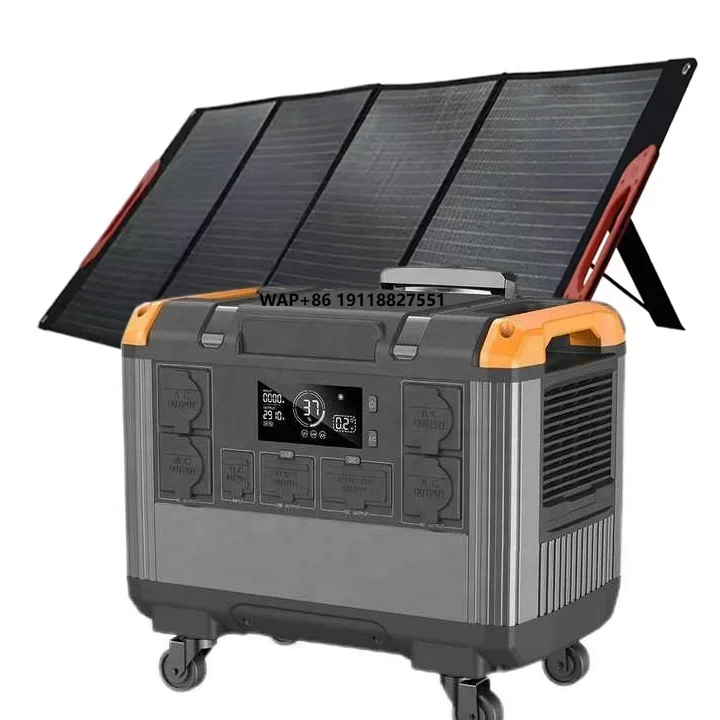 110V 220V 3000W Portable Power Station Solar Generator 3000W Supply Lithium Camping Portable Charger Power Station
