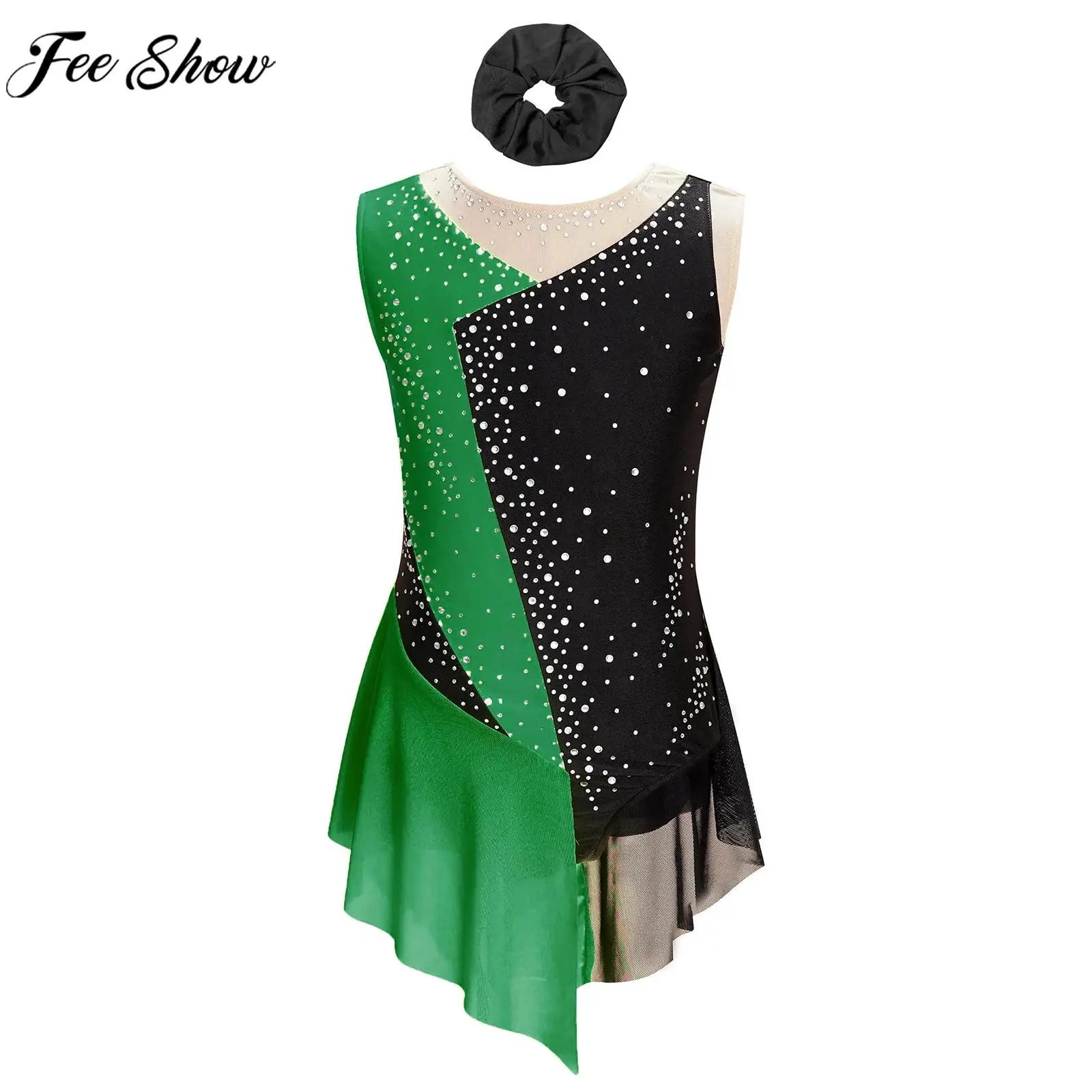 criancas-meninas-patinacao-artistica-collant-vestido-sem-mangas-strass-malha-bodysuit-com-bandana-danca-lirica-ballet-ginastica-outfit