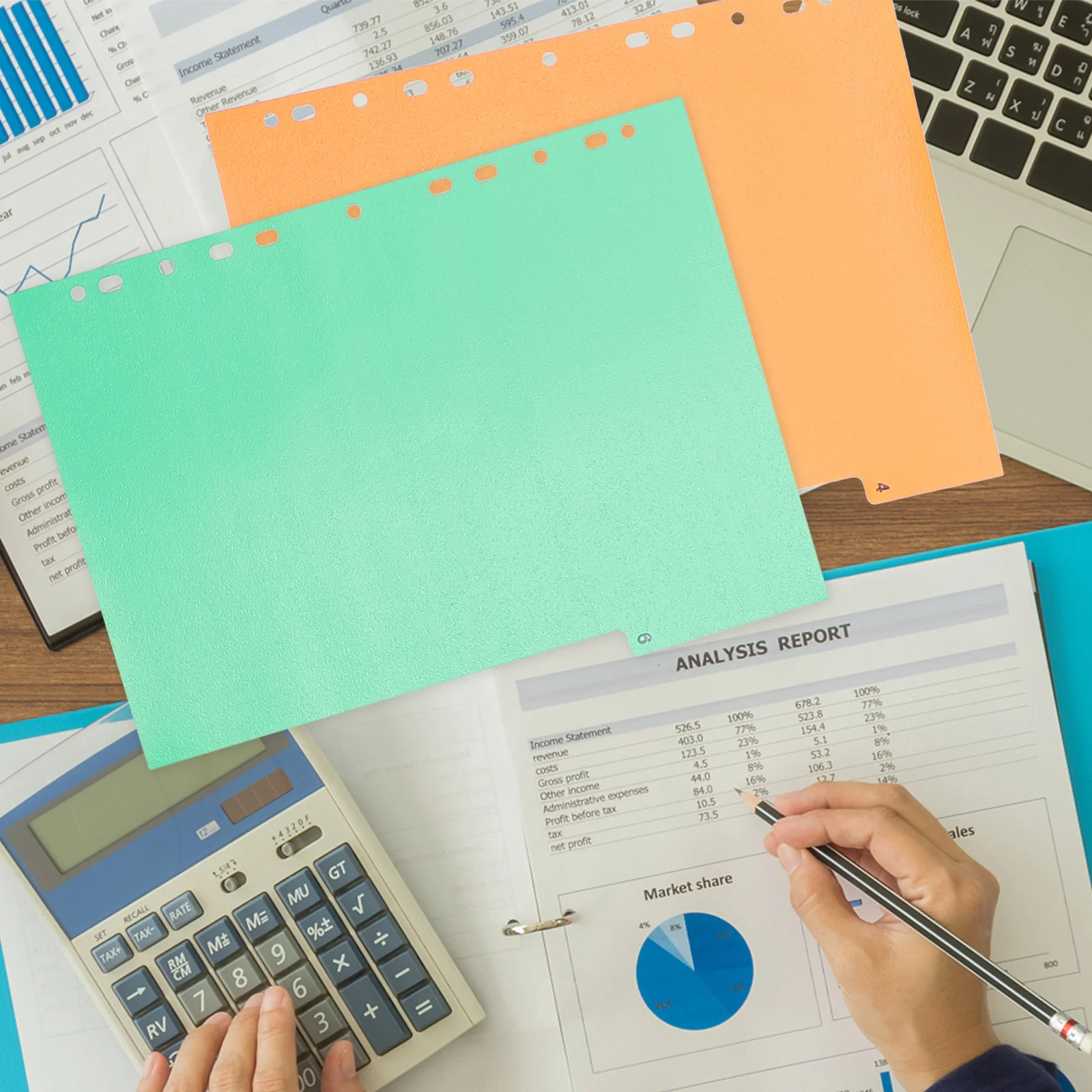 Nachfüllpapier, 20 Blatt, Schulbinder, Trennblätter, Notizbuch, Papier-Organizer, Loseblatt-Organizer, Karteikarten