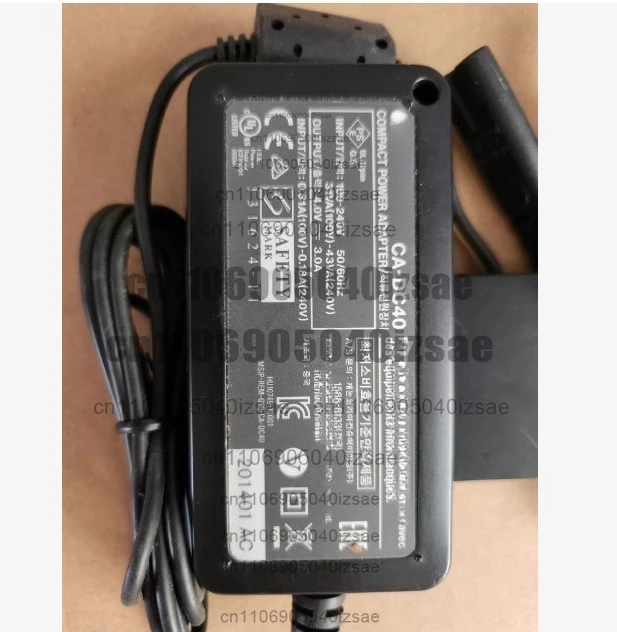 The CA-DC40 power supply is suitable for long-time live streaming, Fully Functional, Tested OK