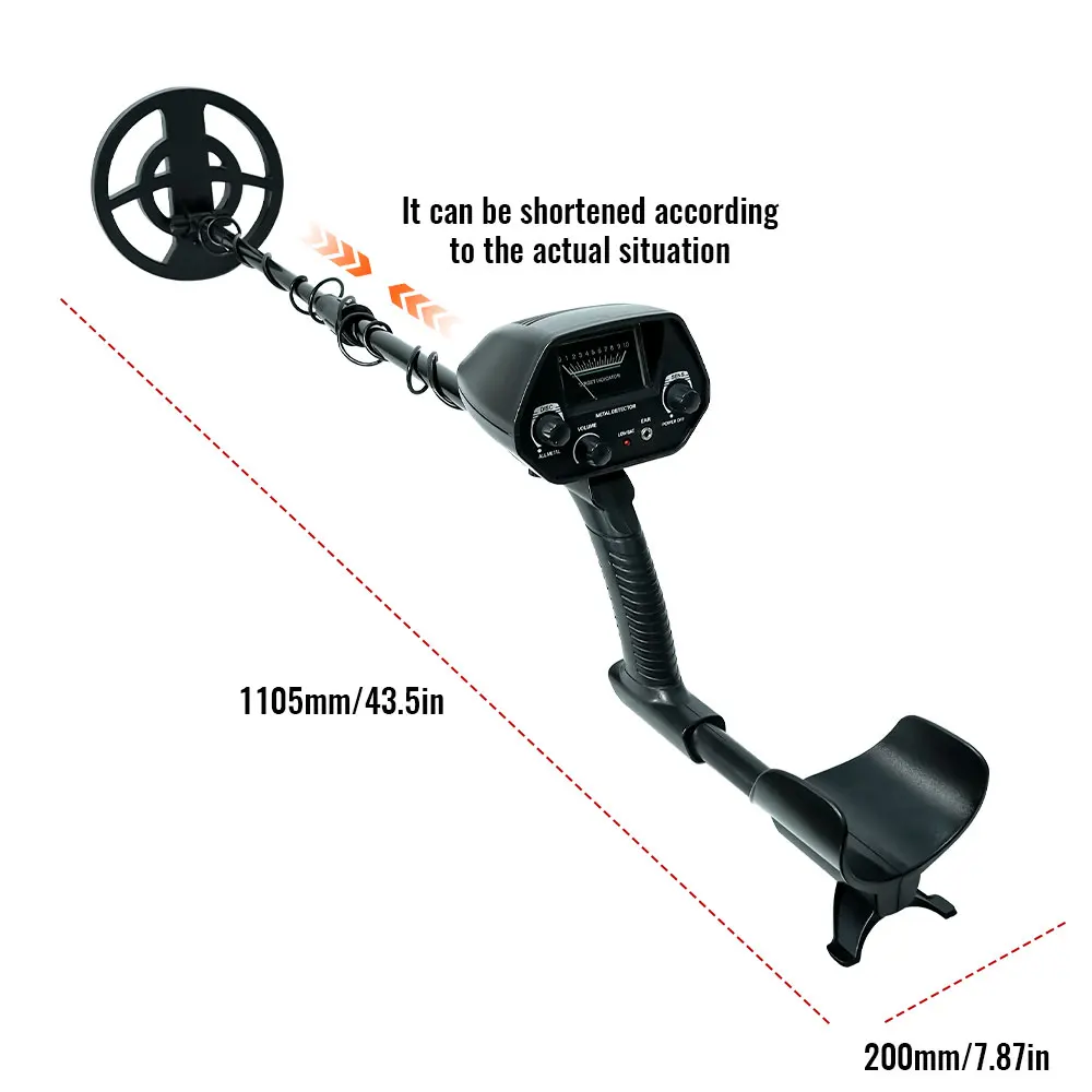 GTX5030 Metal Detector Caccia al tesoro Rilevamento monete d'oro sotterranee Sensibilità regolabile impermeabile Pinpointer Display LCD