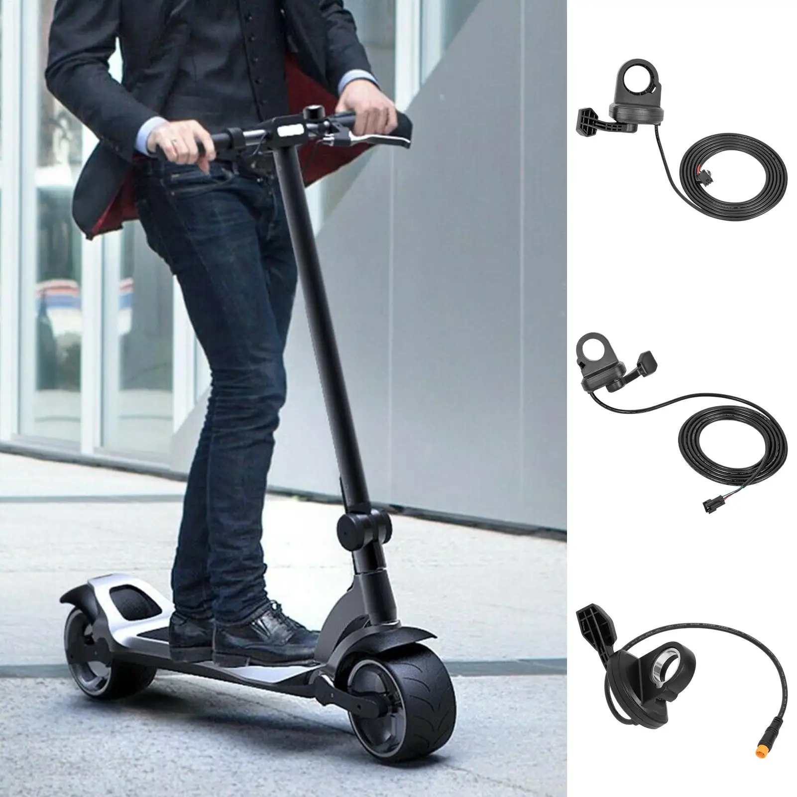 الإبهام خنق الإبهام سرعة التحكم تحكم إصبع سكوتر كهربائي إصبع خنق ل ATV موتوكروس على الطرق الوعرة الذهاب كارتينغ