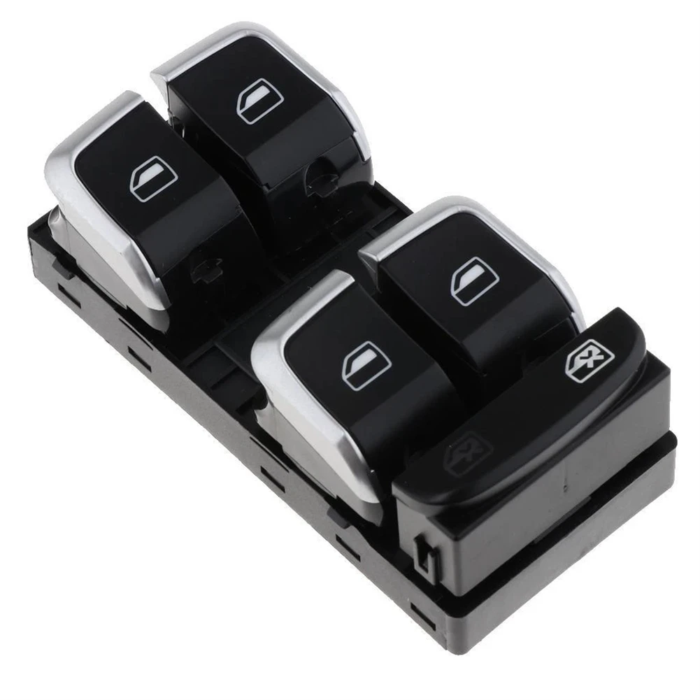 

Car Chrome Plated Master Window Power Control Switch Window Lifter Switch Button For Q5 B8 8KD959851A Accessories