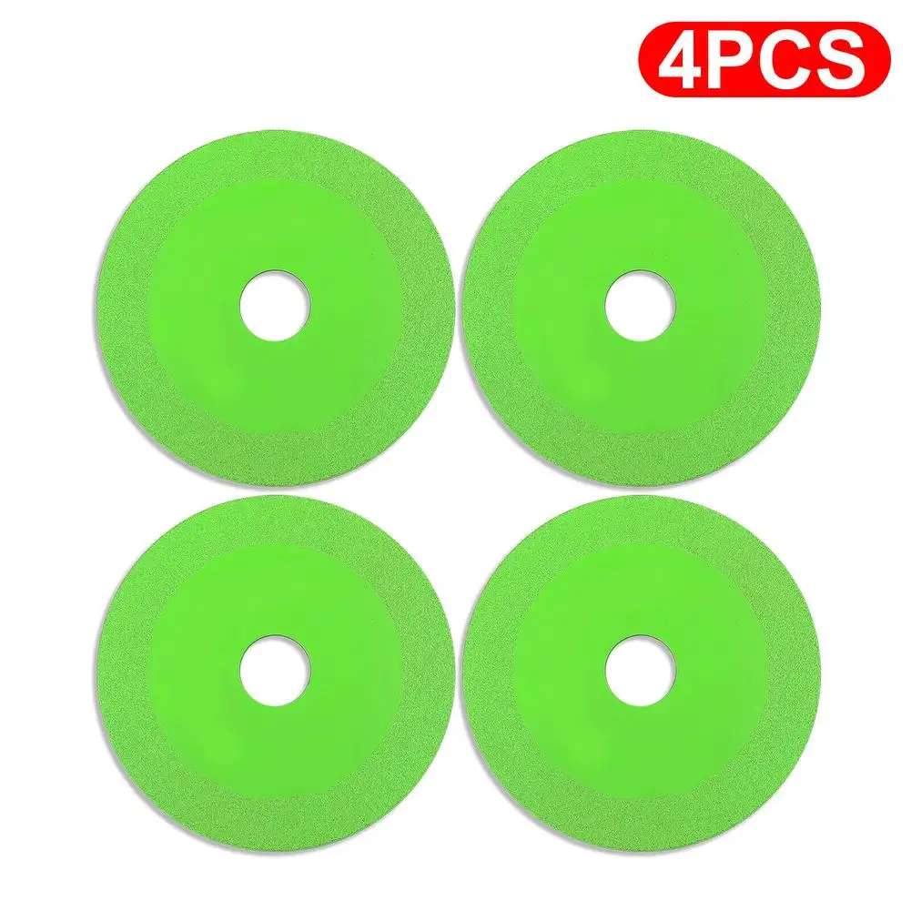 

4pcs 4" Glass Ceramic Cutting Disc Low Noise Fast Accurate Cutting 1mm Thin Saw Blade Wheel For Angle Grinder Dropshipping