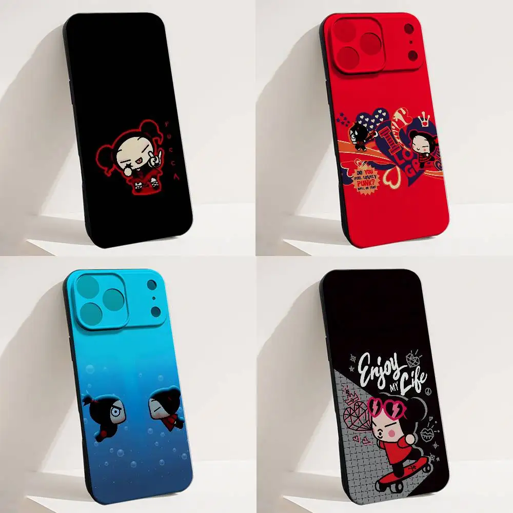

P-Pucca Garu For iPhone 17,16,15,14,13,12,X,XS,8,7,Pro,Max,Plus,E,SE4,Air,Mini Protective Shell Slim Phone Case