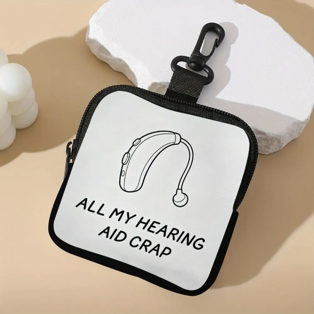 Trendy Mini Coin Purse PVC Water-resistant Zipper Storage Bag Lightweight Portable Wallet Friends Gift
