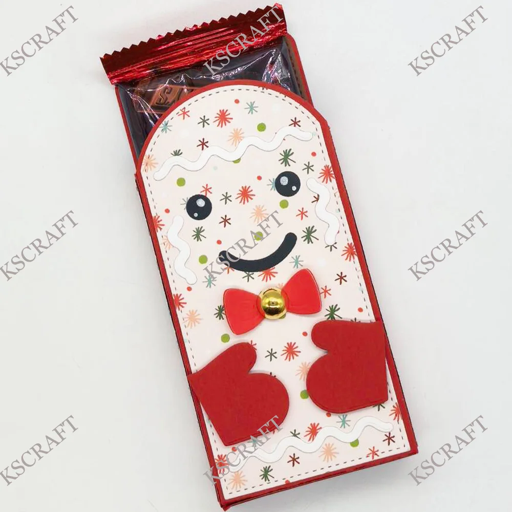 KSCRAFT كاندي بار عيد الميلاد إضافة على قطع يموت الإستنسل DIY بها بنفسك سكرابوكينغ النقش الزخرفية DIY بها بنفسك ورقة بطاقات