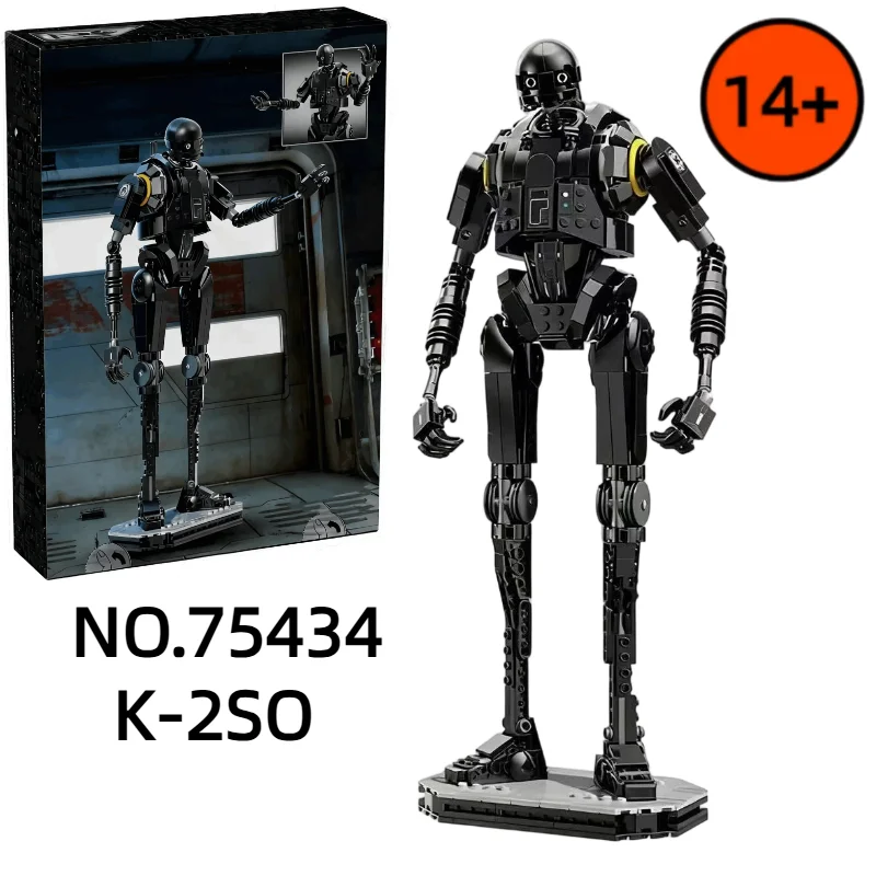 Blocs de construction de droïde de sécurité FIT 75434 K-2SO, modèle de briques à assembler, Robot jouets pour enfants garçons, cadeaux d'anniversaire et de noël, nouvelle collection 2025
