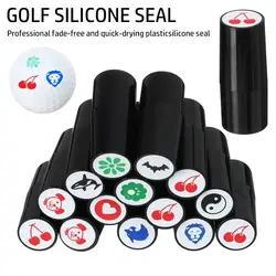 Golf Ball Stamper Stamp Marker Impression Seal Quick-dry Plastic Multicolors Golf Accessories Symbol For Golfer Gift