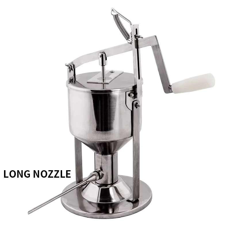 Stainless Steel Filling Machine Cream/Jam Filling Machine 4L/5L/6L Chocolate Filling Machine Croissant/Puff Pastry F(Customized)