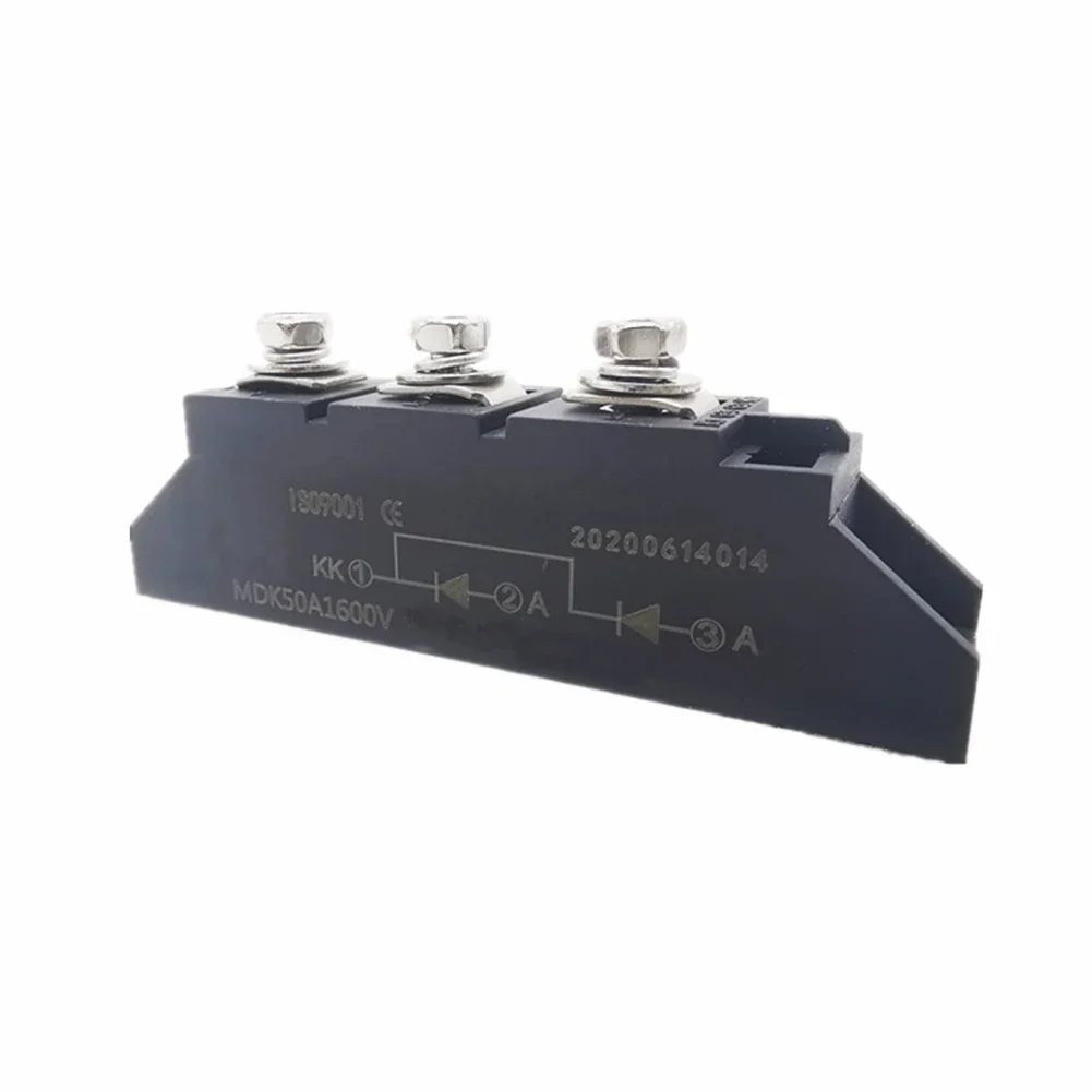 Pont redresseur à diode haute tension MDK50A 1600V, technologie monophasée, conception compacte pour des performances efficaces