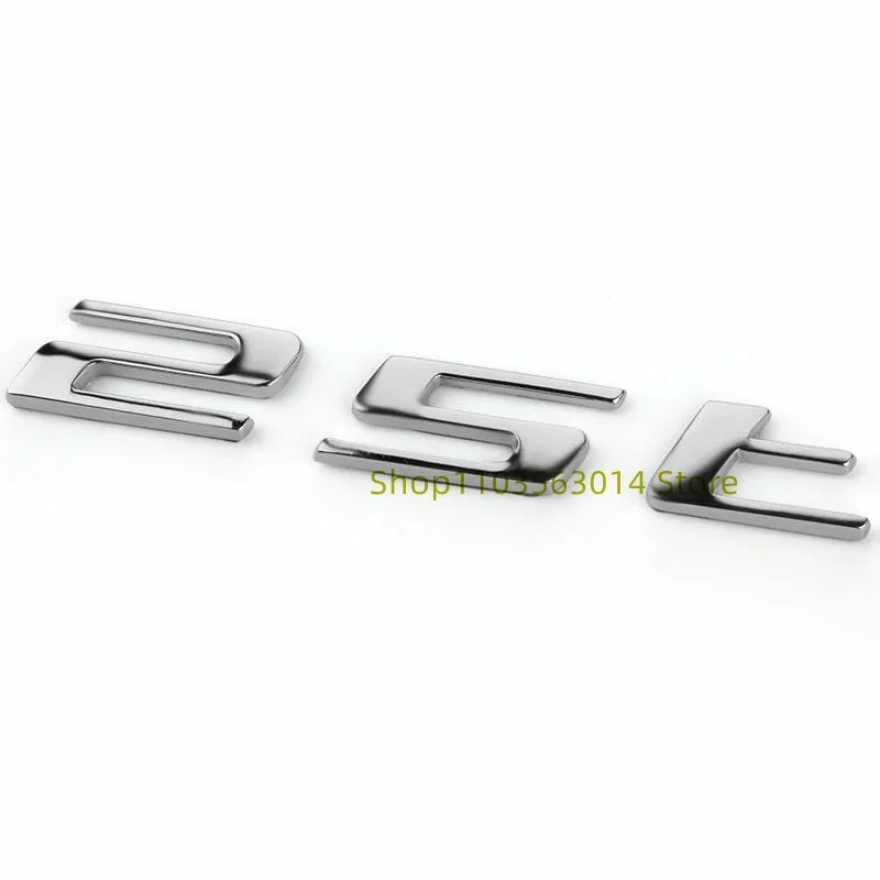 Glossy Black Silver 20t 25t 30t 35t  E-PACE Letters Emblem for XJ F-TYPE F-PACE E-PACE Car Trunk Nameplate Sticker