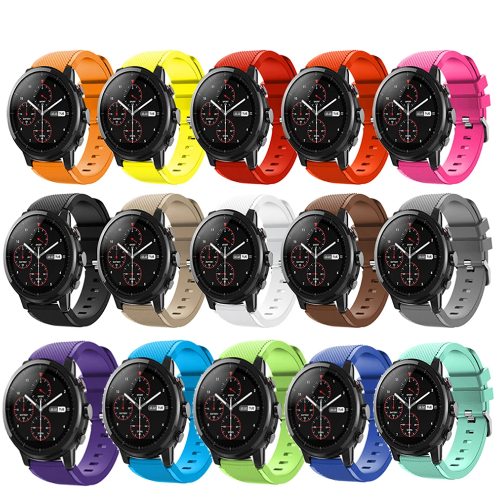 22mm Silicone Band For Huawei Honor Watch GS Pro Bracelet Strap for Honor Magic Watch 2 46mm