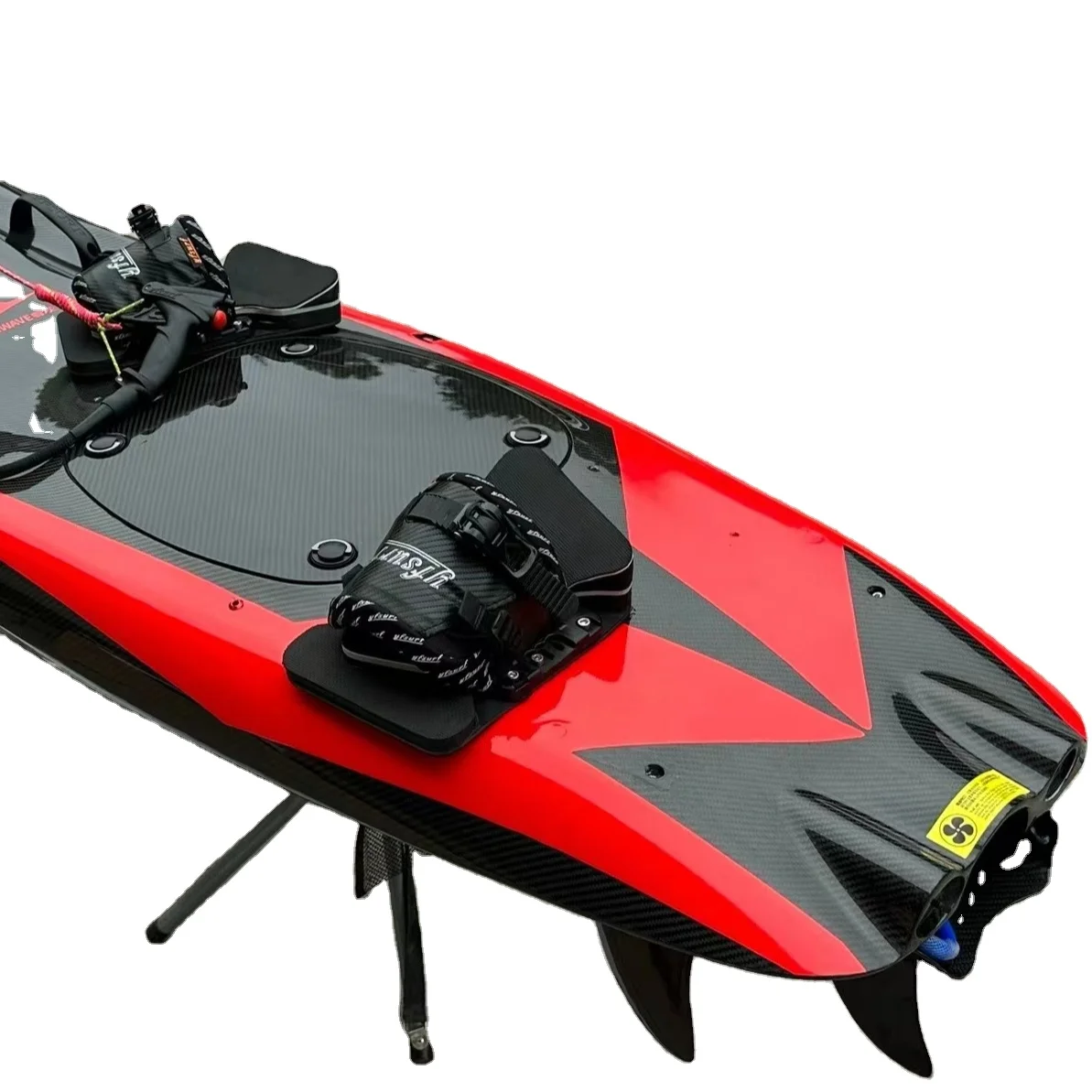 Jet Surfboard Carbon Fiber, Two Stroke Engine Powered Water Ski, Power Surfboard for Sea Surfing, Professional Jetboard