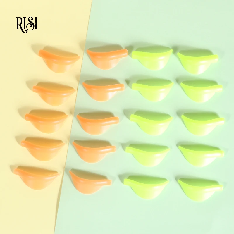 RISI New Lash Perming Pads Eyelash Silicone Lift Pads Lash Shield D+ Curl Soft Silicon Perm Rod Reusable Lash Lift Shields