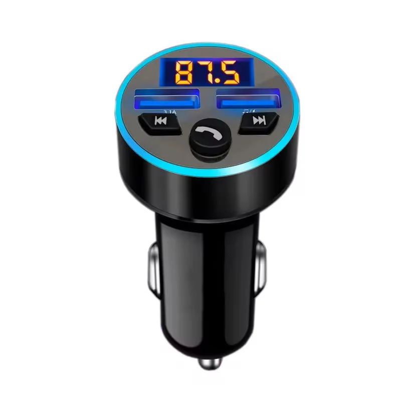 Car Charger Digital Display Car Charger 3.1A Dual USB Auto Charger Multifunctional Bluetooth Receiver Lossless Audio Quality MP3 image 6