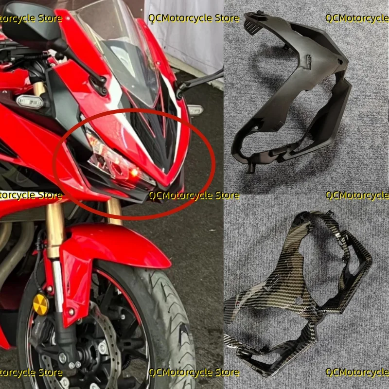 

Передний обтекатель, головной обтекатель, верхний носовой обтекатель, держатель фары, крышка, подходит для HONDA CBR400R 2022-2023 CBR500R 2019-2023