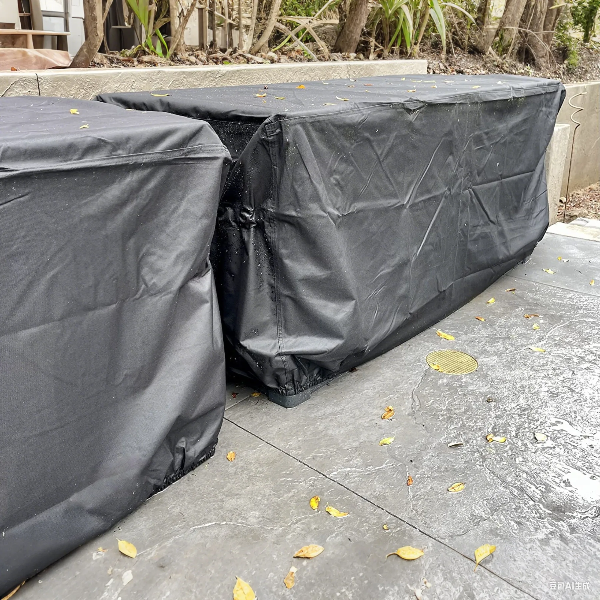 

Outdoor Furniture Cover, Dust-proof, Waterproof and UV-proof Cover, Courtyard Garden Sunshade Protection Cover Multi-size