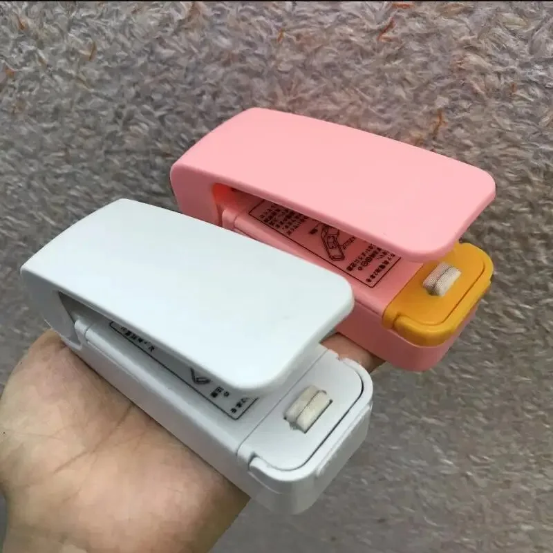 

Портативный термозапайщик для пакетов, мини-запайщик для пластиковых пакетов, удобный запайщик-стикер для продуктов, закусок, кухонных принадлежностей