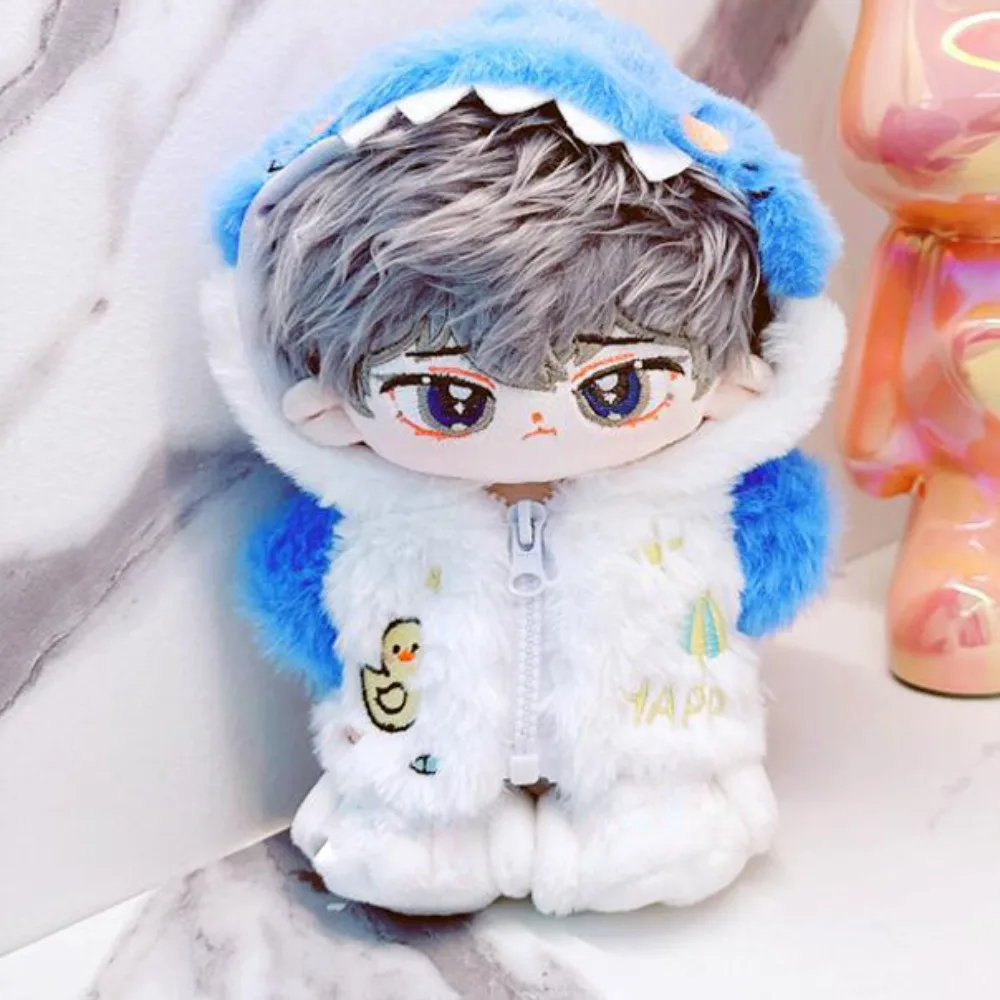 

Plush Coat Cotton Doll Clothes Animal Dress Up Plush Dolls Clothes Kawaii Fluffy Doll Toy Clothes 20cm Cotton Doll