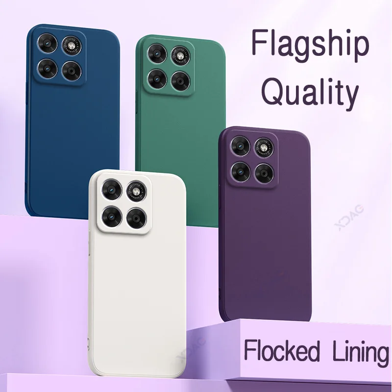 Original quadratische Handyhüllen aus flüssigem Silikon für Motorola Moto G67 G77 MotoG67 360 Soft Back Covers Edge70Fusion stoßfeste Taschen