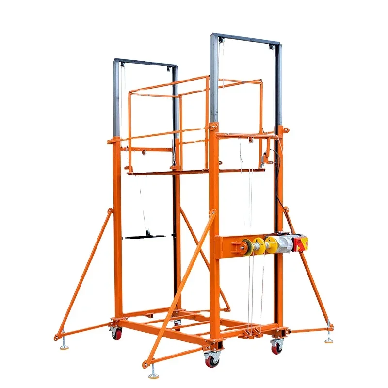 

300kg 500kg 8m 10m Stainless Steel Lift Motorized Lifting Platform Scaffold Rescue Device Electric Scaffolding