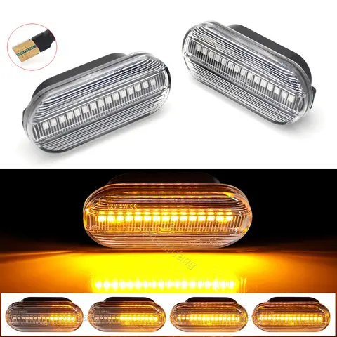 2xFor VW Golf mk3 mk4 mk5 mk6 3 4 5 6 Passat B5 B5.5 B6 B7 B8 CC Polo 6r Touran Caddy 2 LED Clearance Light Lamp W5W T10 Canbus 8 best sales mk3 golf - №4